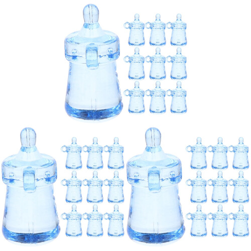 90Pièces Mini Bleu Décoration Jouets Pour Baby Shower 1