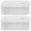 2Pièces Boîte Beurre Transparent ABS Couvercle, Rangement Étanche 7