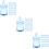 90Pièces Mini Bleu Décoration Jouets Pour Baby Shower 9