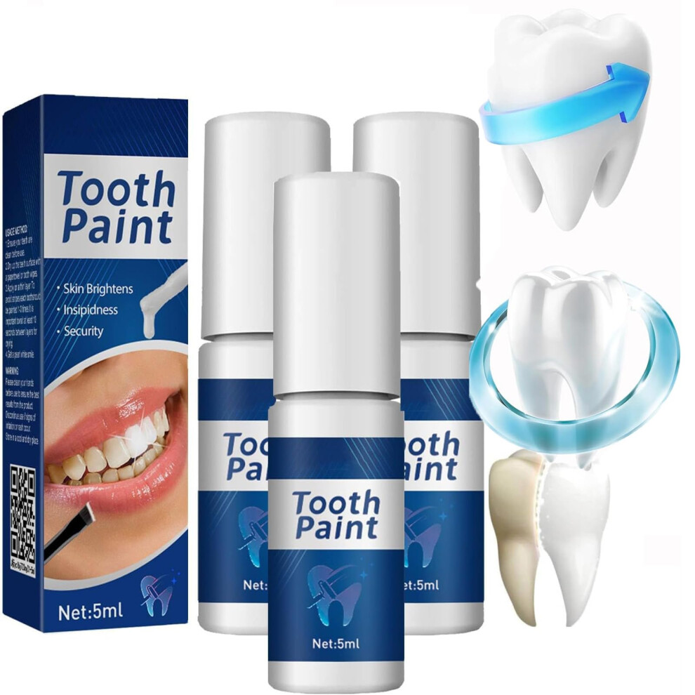 Teeth Whitening Pen with Instant Results, Gentle Enamel Protection and Quick Stain Removal (3pcs)