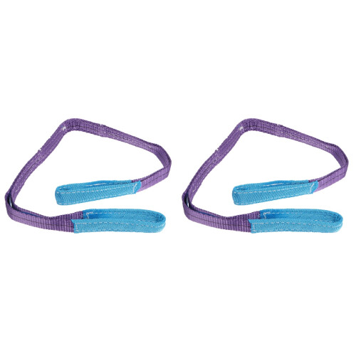 2Pièces Courroies De Levage Plat Polyester Antirouille Confort 1