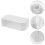 2Pièces Boîte Beurre Transparent ABS Couvercle, Rangement Étanche 11