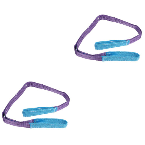 2Pièces Courroies De Levage Plat Polyester Antirouille Confort 2