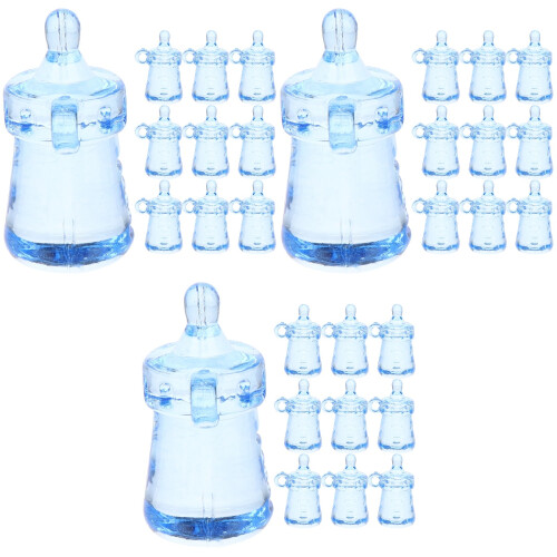 90Pièces Mini Bleu Décoration Jouets Pour Baby Shower 2