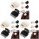 36Pièces Pinces Clips ABS Colorés, Fixation Bigoudis 2