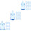 90Pièces Mini Bleu Décoration Jouets Pour Baby Shower 5