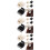 36Pièces Pinces Clips ABS Colorés, Fixation Bigoudis 8