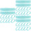 36Pièces Bracelets Silicone Confortables Bleu Team Boy Pour Bébé 7