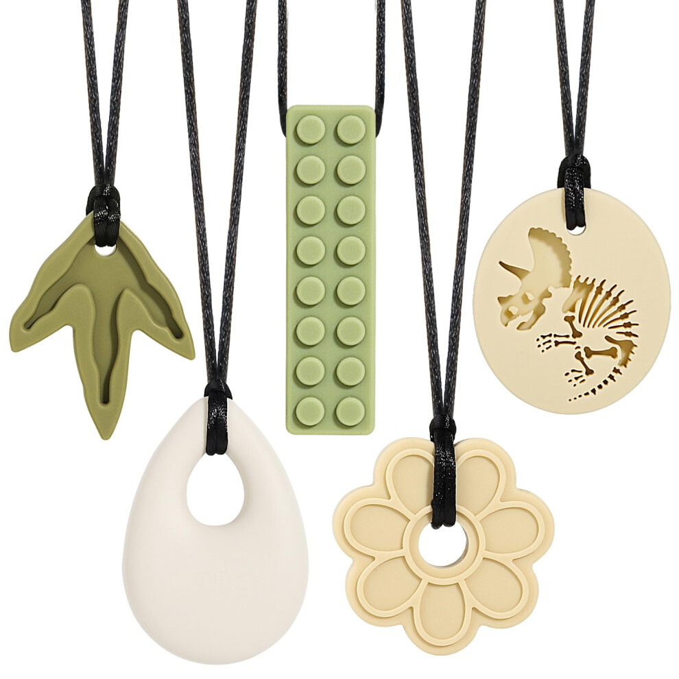 Cldy Sensory Chew Necklace For Autism & Adhd – 6 P