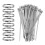 100 Pcs Stainless Steel Self-Locking Cable Ties Organizers 9