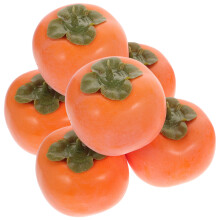 24 Pièces Faux Kaki Accessoires Décors Fruits Artificiels Photo
