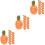 36Pièces Carottes Feutrées Orange Pour DIY 7