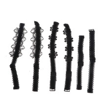 Mlins 3 Pairs Shoelaces Shoe Straps For High Heels Miss 10x1.5cm Black
