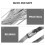 100 Pcs Stainless Steel Self-Locking Cable Ties Organizers 4
