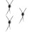 3Pièces Bolo Ties Agate, Cravates Western Pour 8