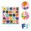 3 Lots De Jouets Blocs Encastrables Éducatifs Reconnaissance Formes 10