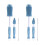 2Ensembles Brosses Silicone Avec Brosse Tétine Portable 2