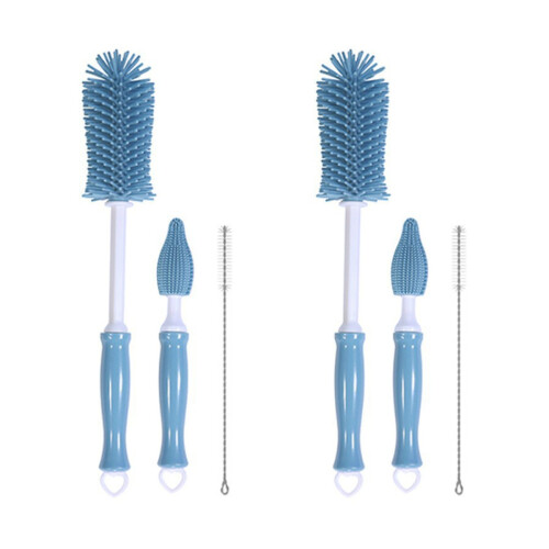 2Ensembles Brosses Silicone Avec Brosse Tétine Portable 1