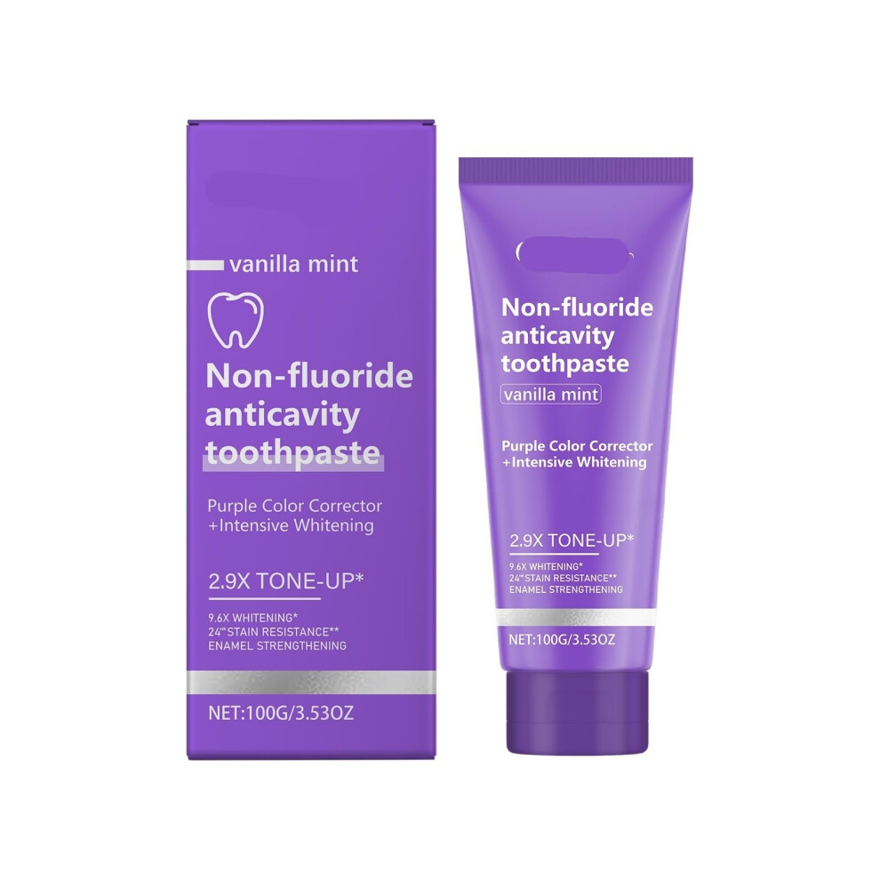 Whitening Toothpaste with Mint Extracts for Gentle Stain Removal and LongLasting Fresh Breath
