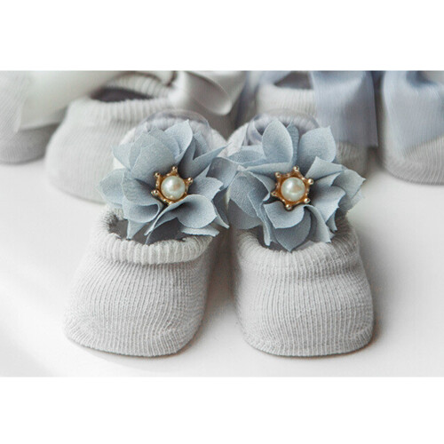 1Paire Sol Bébé Non Glissantes Et Élastiques 1