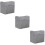3Pièces Housse Gris Lavable Pour Machine À 9