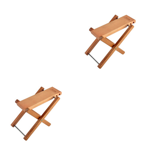 2Pièces Repose-Pied Guitare Professionnel Bois Durable 2