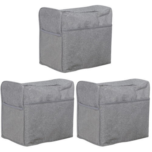 3Pièces Housse Gris Lavable Pour Machine À 1