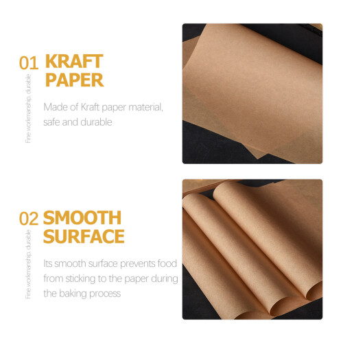 100Stk Pergamentpapier Backform-Einlagen Für Pizza 2