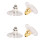 200Pièces Fermetures Boucles D'oreilles Dorées Design Noble Coloré 5