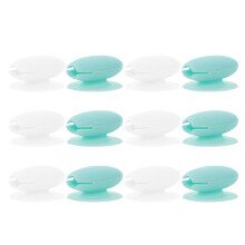 48Pièces -Têtes Pinceaux En Silicone Variées