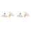 200Pièces Fermetures Boucles D'oreilles Dorées Design Noble Coloré 2