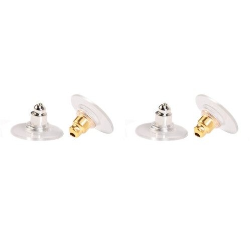 200Pièces Fermetures Boucles D'oreilles Dorées Design Noble Coloré 1