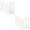 20Pièces Spatules Mélange Silicone Blanches Ergonomiques 7