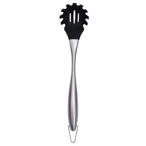 5Pièces Ustensiles Cuisine Silicone Noir Écumoire