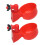 Poultry Waterer 2pcs Durable Plastic Automatic Chicken Waterer Cup for Coop Steady Flow 1