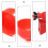 Poultry Waterer 2pcs Durable Plastic Automatic Chicken Waterer Cup for Coop Steady Flow 2