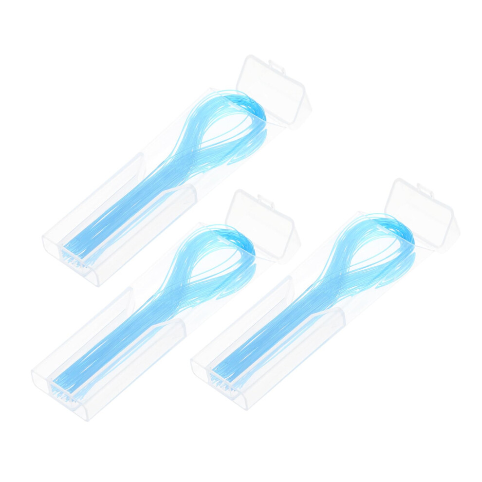 Floss Threaders for Braces  150pcs Nylon Dental Threaders with Easy Flossing and Storage Case