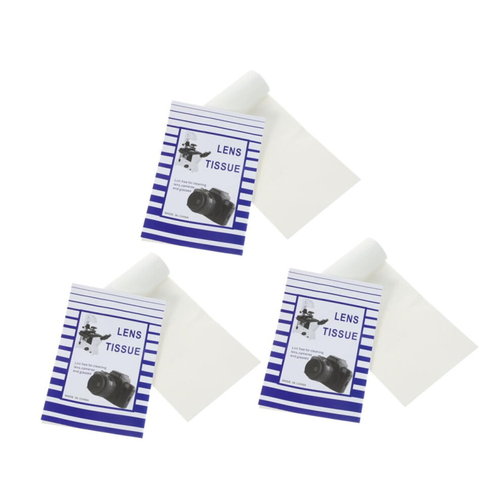 Lens Cleaning Paper Pack, 300 Disposable Scratch Sheets for Glasses, Cameras and Screens
