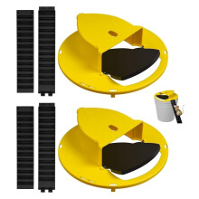 Mouse Trap Bucket Lid AutoReset Humane Rat Trap Fits 5 Gallon Indoor Outdoor Use 2 Pack