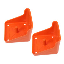 2pcs Salt Lick Holder for Cattle and Sheep, Heavy Duty Mineral Block Container with AntiSkid Base