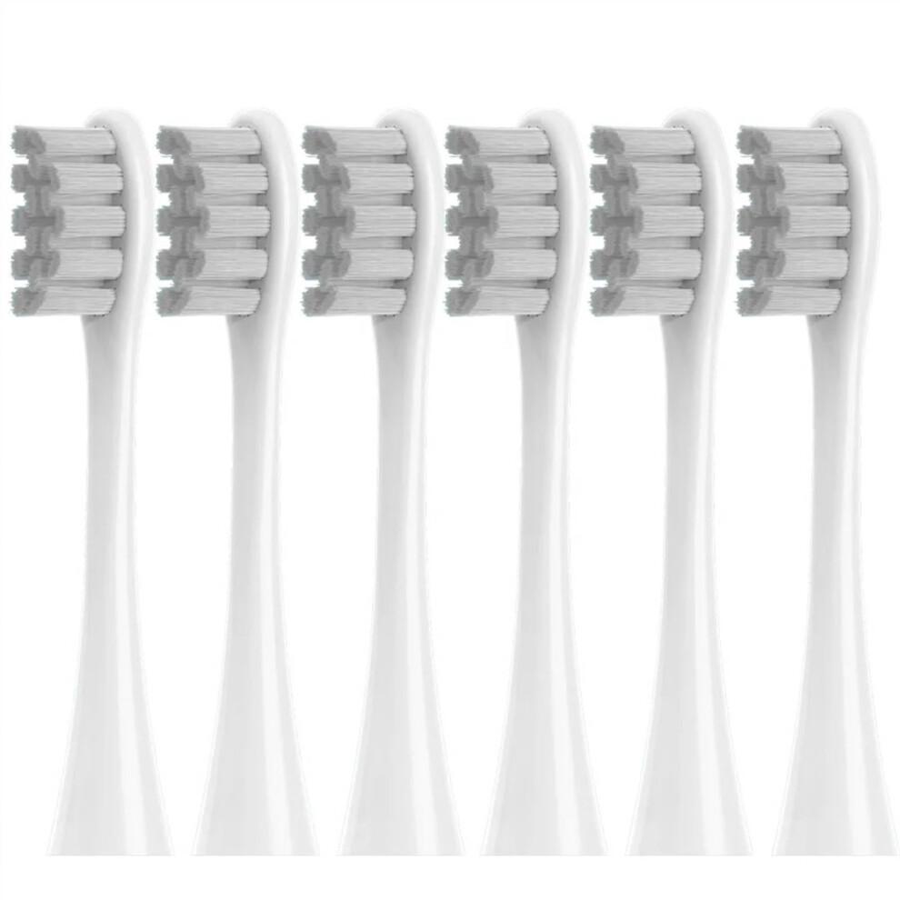 Electric Toothbrush Replacement Heads Compatible with Oclean XPRO SE Z1 Air, Soft Bristles, 6 Pack