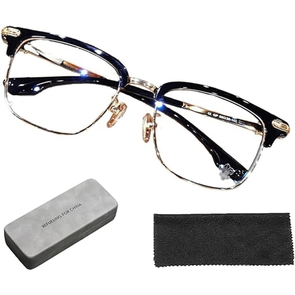 Blue/Light Progressive Reading Glasses With Photochromic Multifocal Lenses And Protection For Men And Women