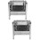 2Ensembles Grille Barbecue Argentée Résistante En Acier Inoxydable 7