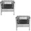 2Ensembles Grille Barbecue Argentée Résistante En Acier Inoxydable 6