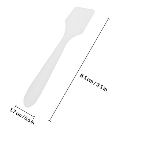 100 Pièces Mini Spatule Crème 2