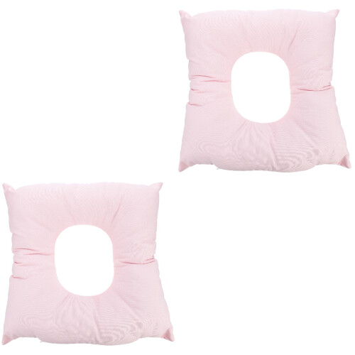 2Pièces Coussin Creux Rose Massage Relaxant Lavable 2
