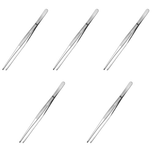 5Pièces Pinces À En Acier Inoxydable Argent Utilisation Bar 2