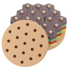 Montessori Jouet Empilable En Bois Blocs Casse-Tête Éducatif Pour Enfants