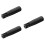 3Pièces Poignées Rotation Nylon Noires Compatibles Machines 9
