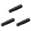 3Pièces Poignées Rotation Nylon Noires Compatibles Machines 4